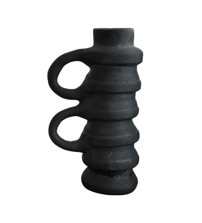 Irregular Vase Black