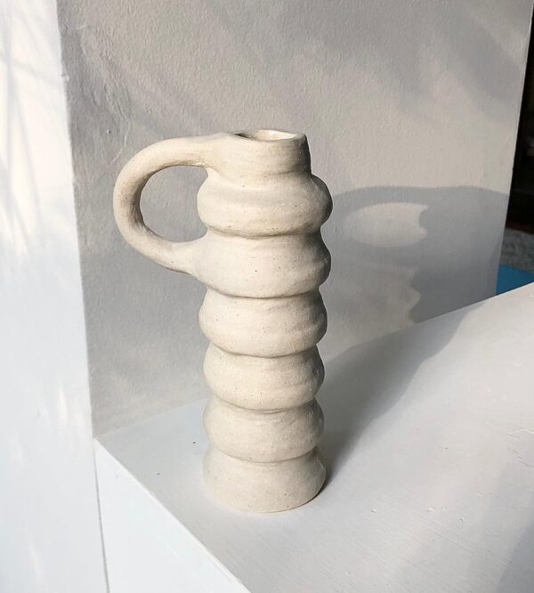 Irregular Vase White