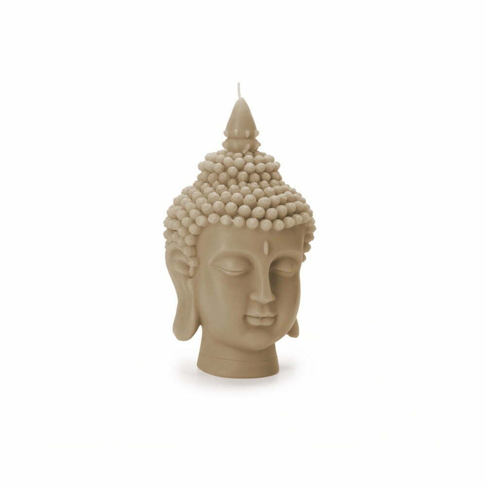 Vela Escultura Buda Bege
