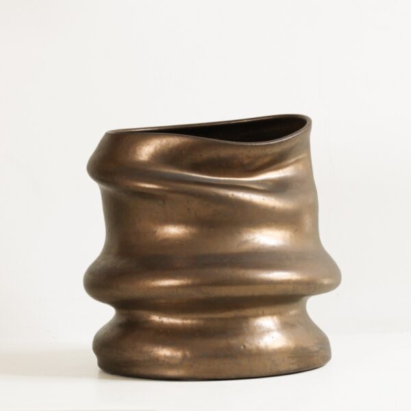 Vaso Disforma Bronze Grande Konsepta