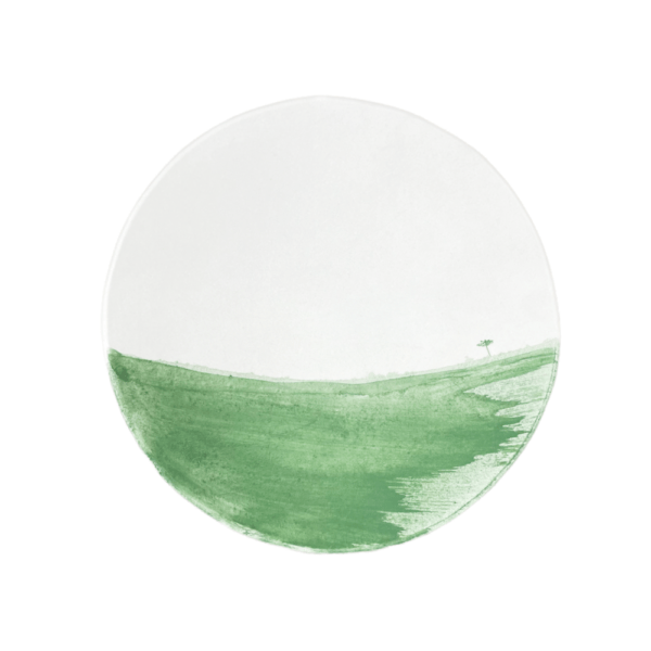 Bowl Paisagem Verde Cerâmica Cynthia Gavião