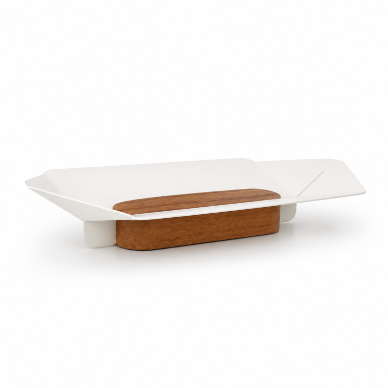 Coleção Vela – Centro de MesaFruteira G Off White Estúdio Iludi