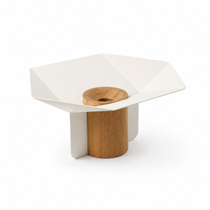 Coleção Vela – Vaso Maxi Baixo Off White Estúdio Iludi