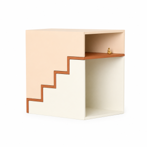 Série Encanto – Escultura N1 Off White, Nude e Terracota Estúdio Iludi